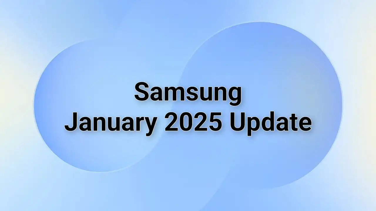 Samsung January 2025 update
