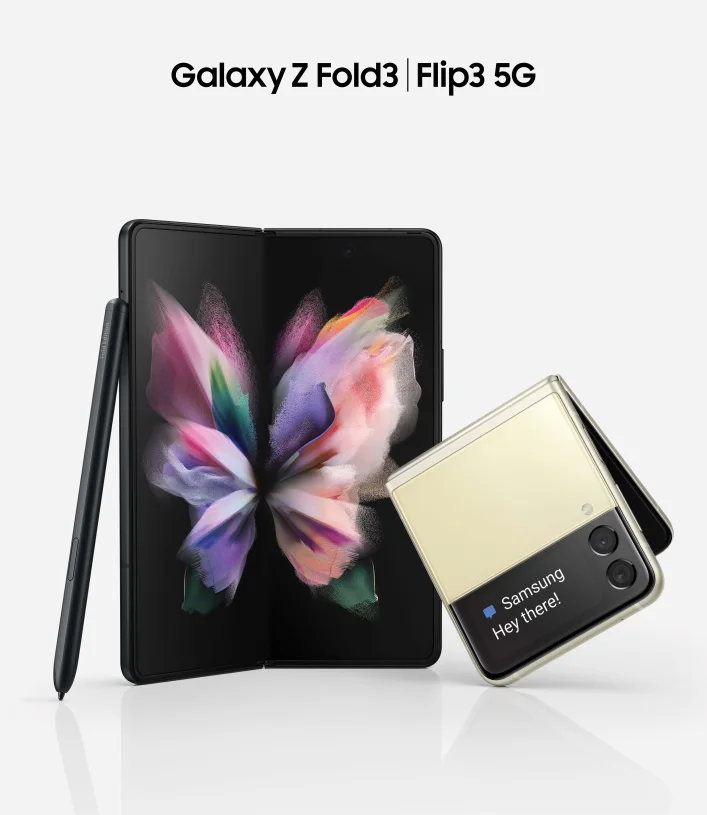 Galaxy Z Fold 3 and Flip 3