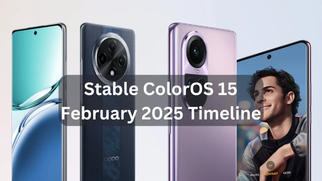 stable coloros 15 update february timeline